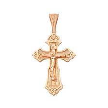 Золотой крестик. Распятие Христа. Артикул UG5300782610101